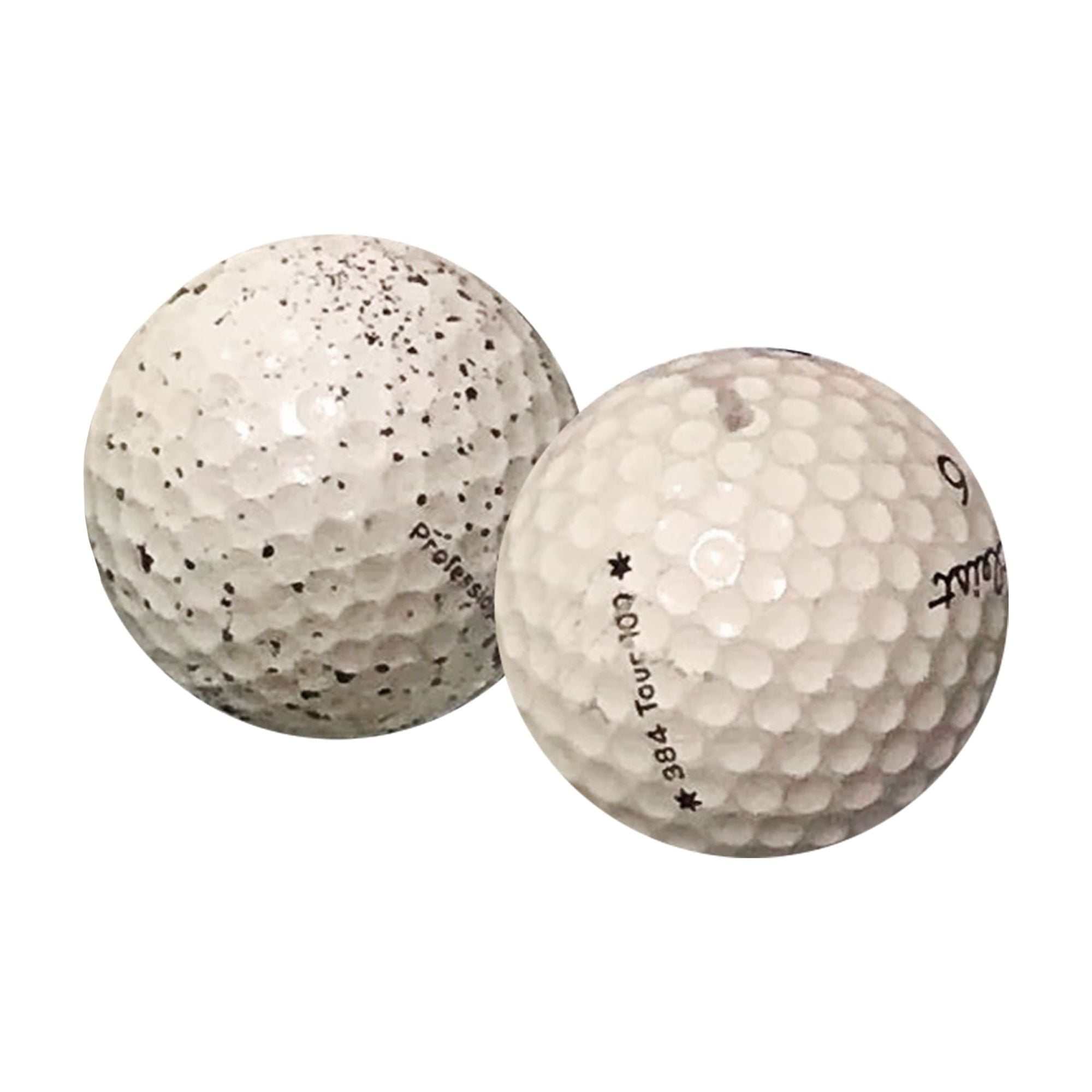 Golf Ball Nut – Mixed Brands Recycled Golf Balls Bulk for Hit-Away & Practice – 2A Fair Quality – 100-Pack