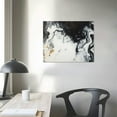 thumbnail image 4 of JEUXUS  Canvas Wall Art Black And White Marble Ink Style Canvas Print Artwork Modern Art Wall Art Paintings Framed Ready to Hang for Living Room Dinning Room Bedroom Bathroom Home Decor, 4 of 5