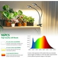 thumbnail image 3 of Grow Light with Clip Grow Lights for Indoor Plants LEDs Full Spectrum Plant Light LED Plant Grow Lights with Spectrum Modes Hrs Auto Timer & Level Dimmable s., 3 of 7