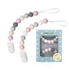 Pacifier Clips for Baby Boys Girls, TYRY.HU Paci Clips Silicone Teething Beads Binky Holder