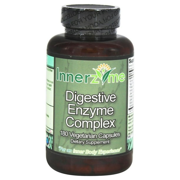 Innerzyme Digestive Enzyme Complex 180 Vegetarian Capsules