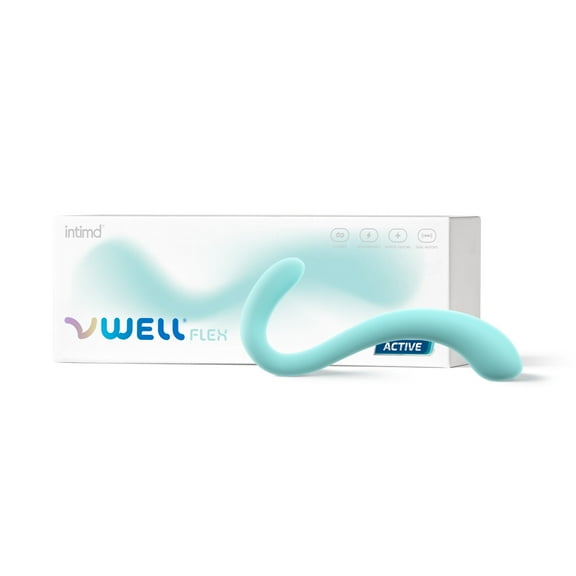 VWELL Flex Silicone Vibrating Wand Flexible Shaft Dual Motors ACTIVE Home Use Women Rechargeable