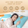 thumbnail image 4 of Balery Three White Geese Funda Protectora para Almohada Corporal de Algodón Hipoalergénico con Cierre(55 x 21 pulgadas), Almohadas No Incluidas, 4 of 5