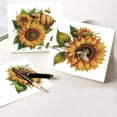 thumbnail image 6 of 6pcs Diamond Painting Kit Greeting Card, Sunflower 5D DIY Diamond Handmade Holiday Greeting Card with Envelope, Christmas Gift Congratulation, 6 of 8