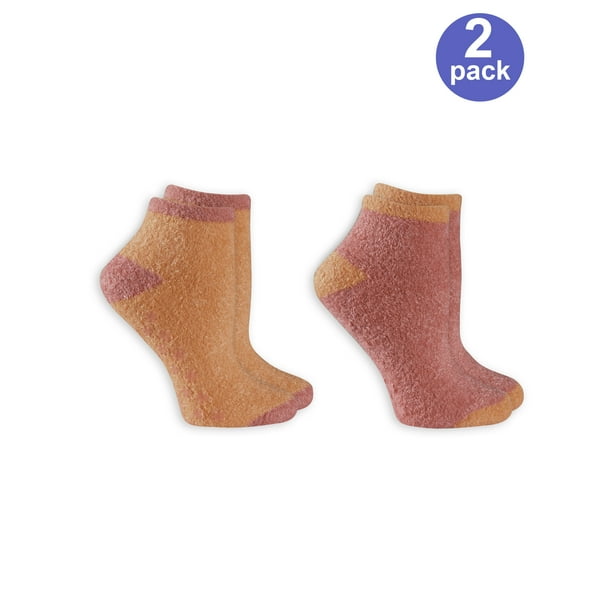 Women's Low Cut Spa Socks with Shea Butter 2 Pack