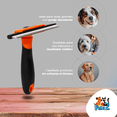thumbnail image 5 of Cepillo Peine Deslanador Para Razas Grandes De Perros Y Gato, 5 of 5