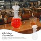 thumbnail image 3 of ColoMX Coctel de contenedor de whisky engrosado embalaje botella decoradora decantadora de vino, 3 of 7