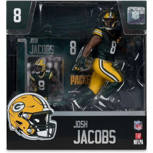 Mcfarlane Sportpicks NFL 7 Inch Posed Figure - Josh Jacobs (Green Bay Packers)