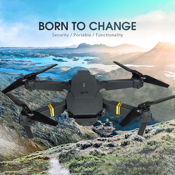 Tmvgtek Wlr/C E58 1080P Cámara Única Plegable Rc Drone Quadcopter Con 2 Baterías