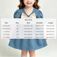 thumbnail image 4 of Enjoytime Toddler Baby Girls Dresses V-Neck Short Sleeve Summer Casual Girl Dress 3 Months-4 Years, 4 of 8