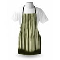 thumbnail image 3 of Forest Apron Mother Nature Theme Illustration of Mystical Forest with Trees Print, Unisex Kitchen Bib Apron with Adjustable Neck for Cooking Baking Gardening, Army Green and Sage Green, by Ambesonne, 3 of 3