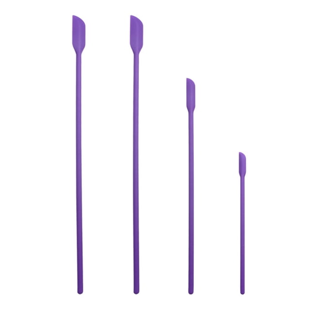 GOOHOCHY 1 Set 4pcs Silicone Spatulas Pequeño Maquillaje Espátulas Cocina Mini Spatulas Set