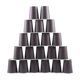 thumbnail image 3 of 20 vasos de papel (9 oz) - Colores lisos para catering de cumpleaños (negro) Negro, Negro, 3 of 5