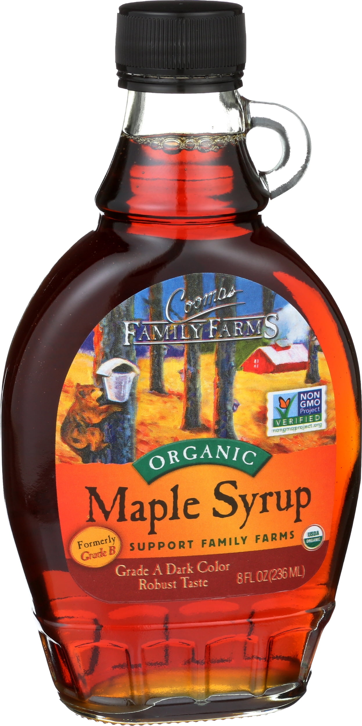 Pack of 12, Coombs Family Farms Organic Maple Syrup, 8 oz