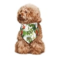 thumbnail image 3 of Dog Bandanas, Red Macaw Parrot Flower Plant Adjustable Dog Scarf Triangle Bib Handkerchief Accessories for Small Medium Large Dogs, Cats, Pets, 3 of 6