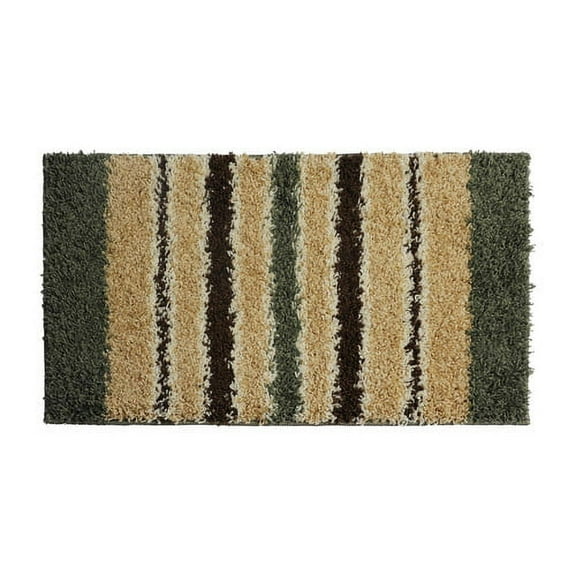 Attraction Design Home Olive Green/Brown Area Rug