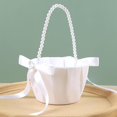 thumbnail image 1 of wonima44 Flower Girl Baskets for Wedding,Ivory Flower Girl Basket,Wedding Basket for Flower Girl Wedding Decor (Ivory), 1 of 1