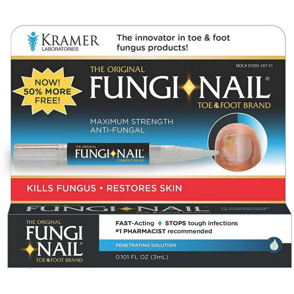 6 Pack FungiNail Brand Toe & Foot Pen AntiFungal Solution 0.101 oz
