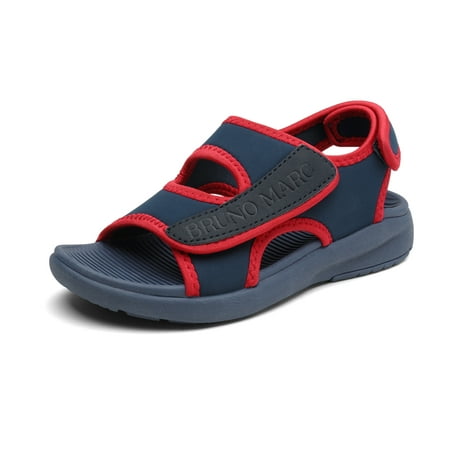 

Bruno Marc Boys Open Toe Straps Outdoor Summer Sport Sandals(Toddler/Little Kid/Big Kid) SBSA224K NAVY/RED Size 13