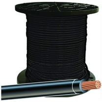 Building Wire, Thhn, 6 Awg, Black, 500Ft