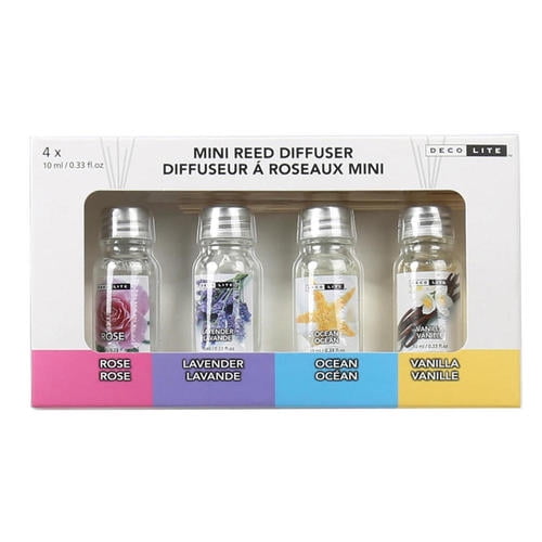 Mini Reed Diffuser Aromatherapy, 10ml x 4 Walmart Canada