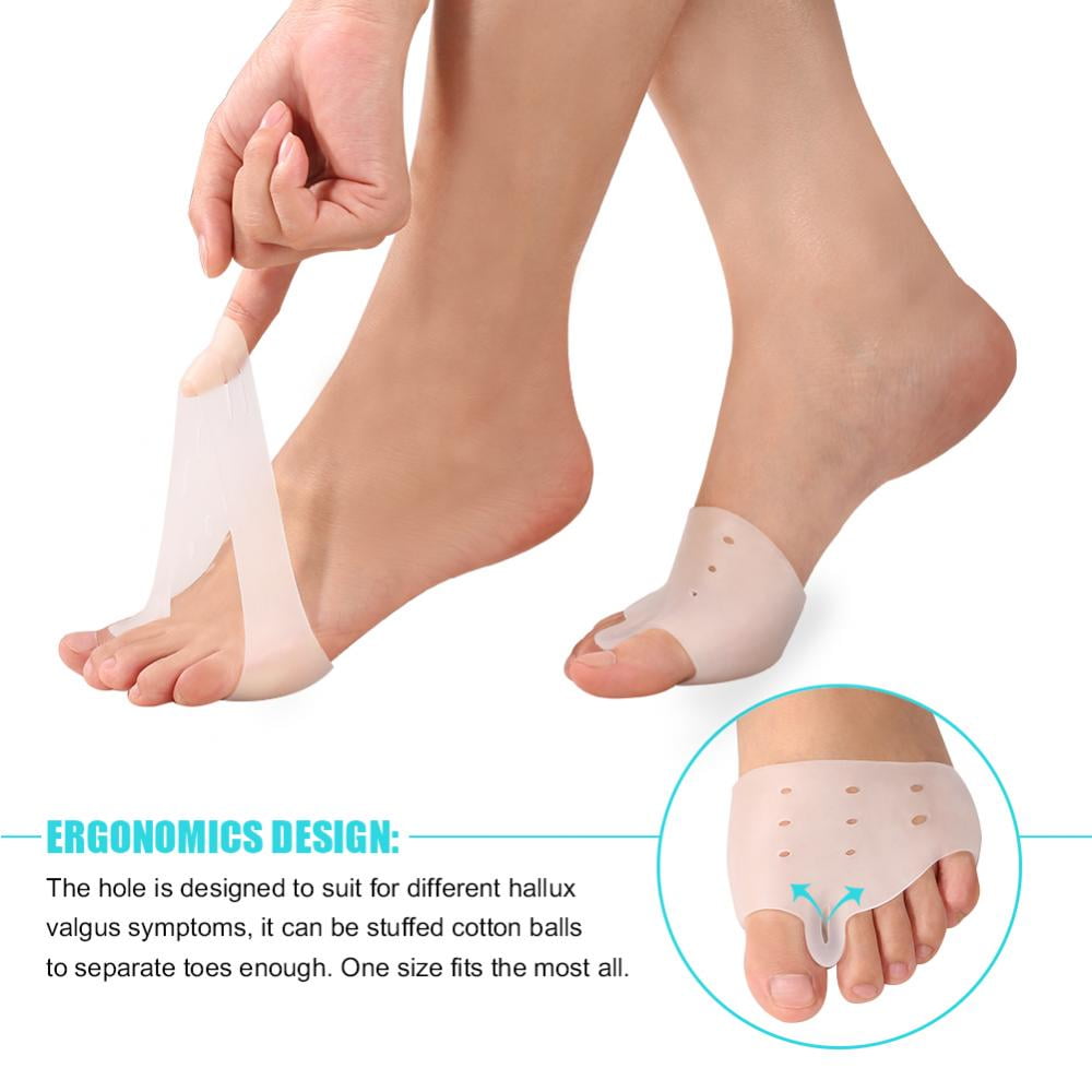 YLSHRF 2 Pairs Silicone Corrector Relief Gel Toe Separator Hammer Toe ...