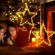 thumbnail image 4 of Cadena de luces navideñas, 3 luces LED a batería para decoración de ventanas en interiores y exteriores, bodas, Navidad, 4 of 5
