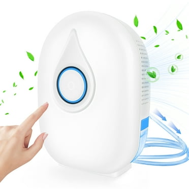 2-Pint Dehumidifier for Room Home with Drain Hose,HopePow Ultra Quiet 1,000 Sq. ft Coverage Area Energy Saving Efficiency Portable Dehumidifier for Bedroom,Small Room,Home