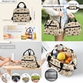 thumbnail image 5 of Garronmavis Cream Vintage Western Cowboy Wagon Horse Backpack Bundle, 17 Inch Retro Wild West Casual School Bookbag Including Lunch Bag, Stationery Pouch and Water Bottle Carrier, 5 of 8