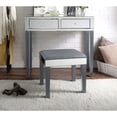 thumbnail image 1 of Inspired Home Ophelia 2-Piece Mirrored Vanity Set with Trifold Mirror, Grey, 1 of 6