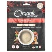 Organic Traditions 5 Mushroom Coffee Blend, Dirty Chai, 3.5 oz (100 g)
