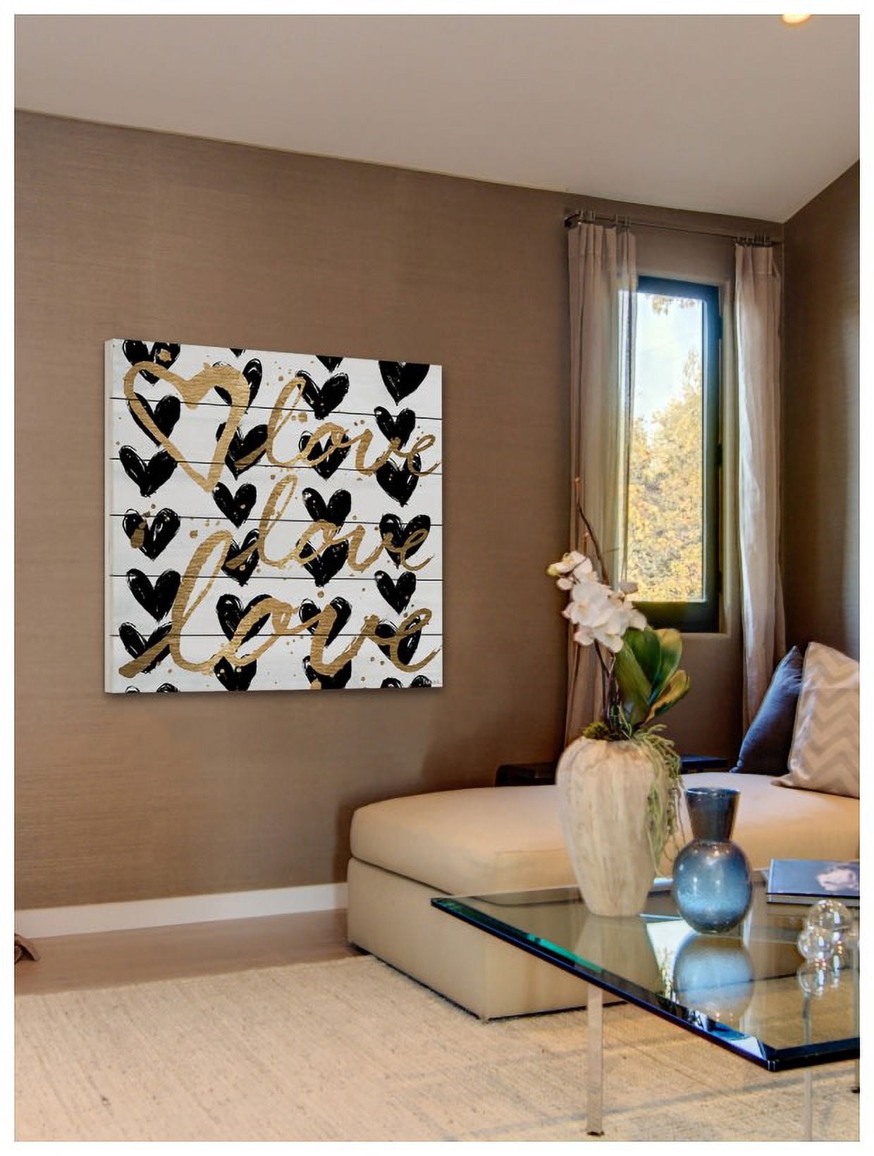 Marmont Hill "Three Times as Much" Painting Print on White Wood