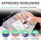 thumbnail image 3 of Ogato 3 piezas - Bolsa de aseo transparente aprobada por la TSA - Nuestras bolsas de aseo transparentes de tamaño cuarto de galón están aprobadas por seguridad en todo el mundo para líquidos y cosméti, 3 of 5