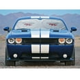 thumbnail image 2 of Dodge Challenger R/T Logo Universal Fit One-Piece Easy Folding Silver Reflective Fabric Windshield Sun Shade (size: 64"x 32"), 2 of 5