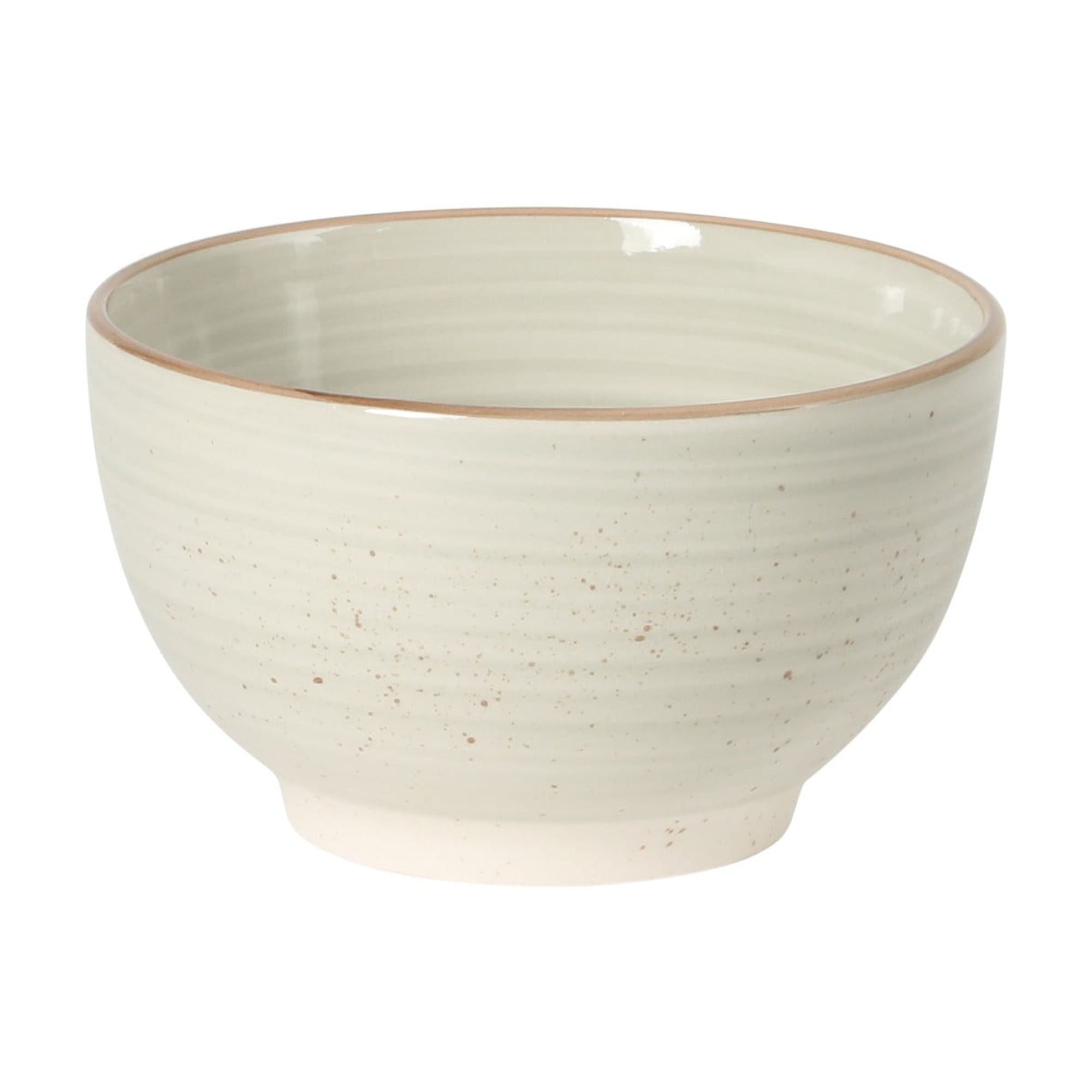 Gibson Home Stonebury 16 Piece Plates and Bowls Cream Grey Dishes - Handpainted Stoneware Dinnerware Set - Service for 4