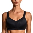 thumbnail image 1 of Sostén Deportivo SYROKAN para Mujer con Varilla y Alta Sujeción Talla 40DD Negro, 1 of 5