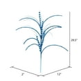 thumbnail image 2 of Vickerman 29" Turquoise Glitter Harvest Artificial Christmas Spray. Includes 6 sprays per pack., 2 of 3