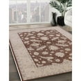 thumbnail image 2 of Ahgly Company Indoor Rectangle Mid-Century Modern Sienna Brown Oriental Area Rugs, 7' x 10', 2 of 6