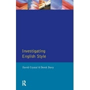 Investigating English Style, (Hardcover)