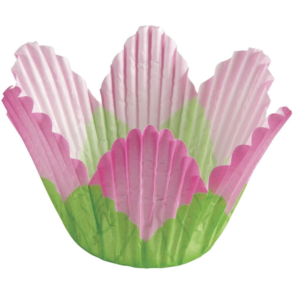 Wilton Standard Baking Cups, Pink Petal, 24 count