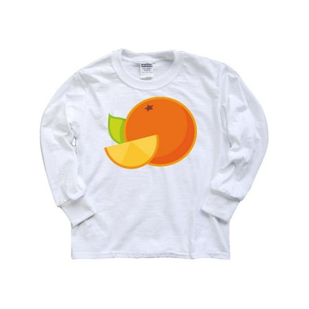 Orange Fruit Youth Long Sleeve T-Shirt - Walmart.com