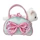 thumbnail image 2 of Aurora World World Fancy Pals Toy Pet Carrier - Monedero de felpa, lazos azules Aurora 32732, 2 of 2