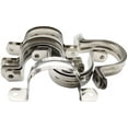 thumbnail image 5 of 20Pcs Two Hole Strap U Bracket Tube Strap Tension Clips 304 Stainless Steel Rigid Pipe Strap Fit for 2 inch Pipes(M35), 5 of 5