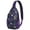 Cosmic Astrolo, variant on Artistic Butterfly Sling Backpack for Women, Aesthetic Floral Print Lightweight Crossbody Shoulder Bag for Outdoor Hiking and Travel