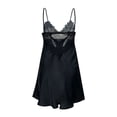 thumbnail image 6 of HomeGardon Nightgowns for Women,Summer Dresses Women's Sleeveless Lace Solid Color Casual Homewear Short Dress Sleepshirt,S-L, 6 of 7