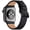 Black/Black, variant on WFEAGL Genuine Leather Replacement Strap Apple Watch 38mm 40mm 41mm Black/Black