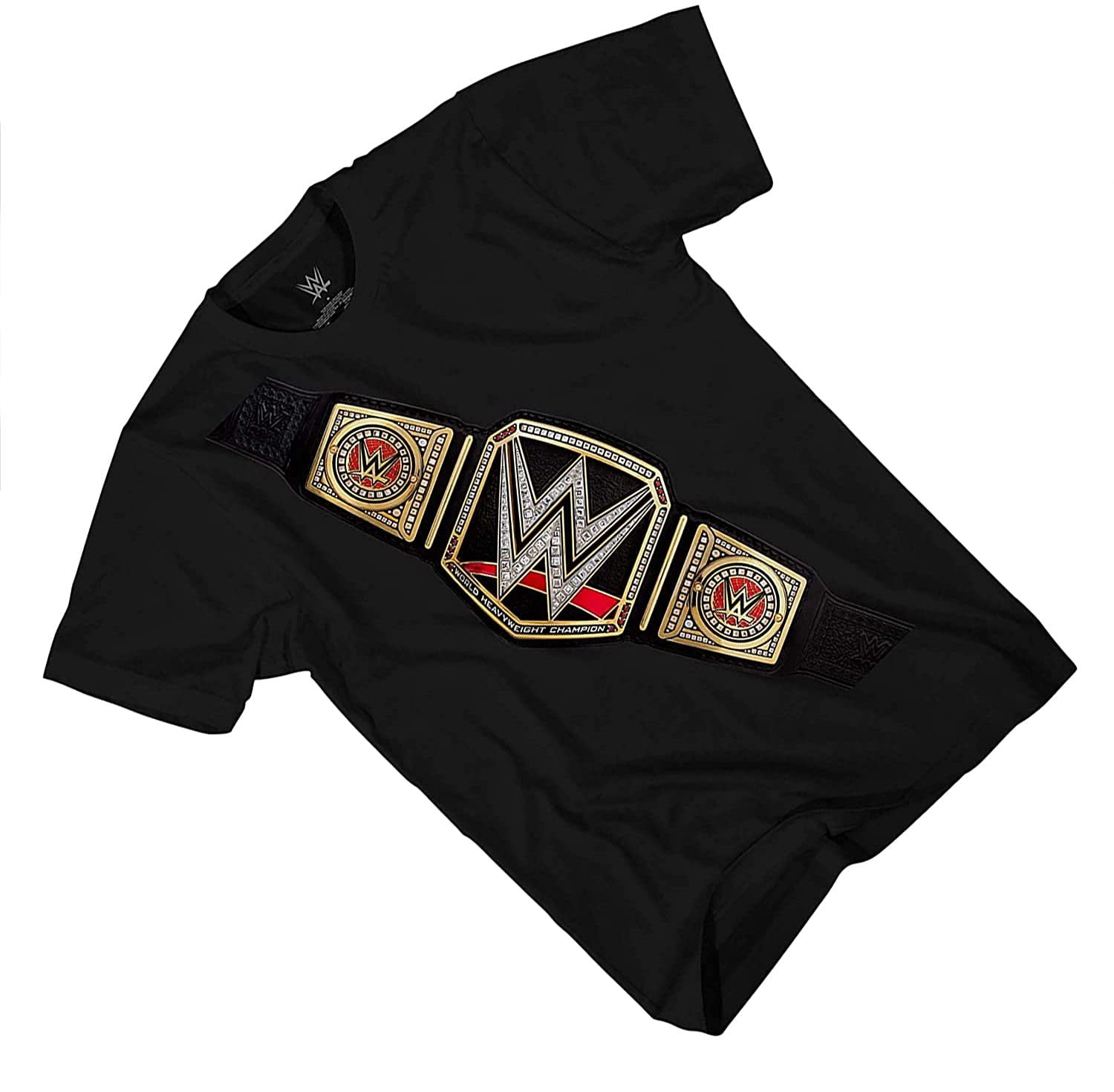  Men's WWE Championship Belt T-Shirt - Black - Small : Clothing,  Shoes & Jewelry