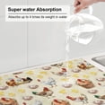 thumbnail image 5 of Chicken Drying Mat 18” X 24” – Absorbent Microfiber Kitchen Counter Mat For Dishes, Utensils & Produce | Non-Slip, Quick-Dry, Machine Washable, 5 of 7