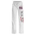 thumbnail image 5 of Women's 4th of July Pajama Bottoms Elastic Waist Relaxed Fit Patriotic Print Lounge Sleep Pants, 5 of 5