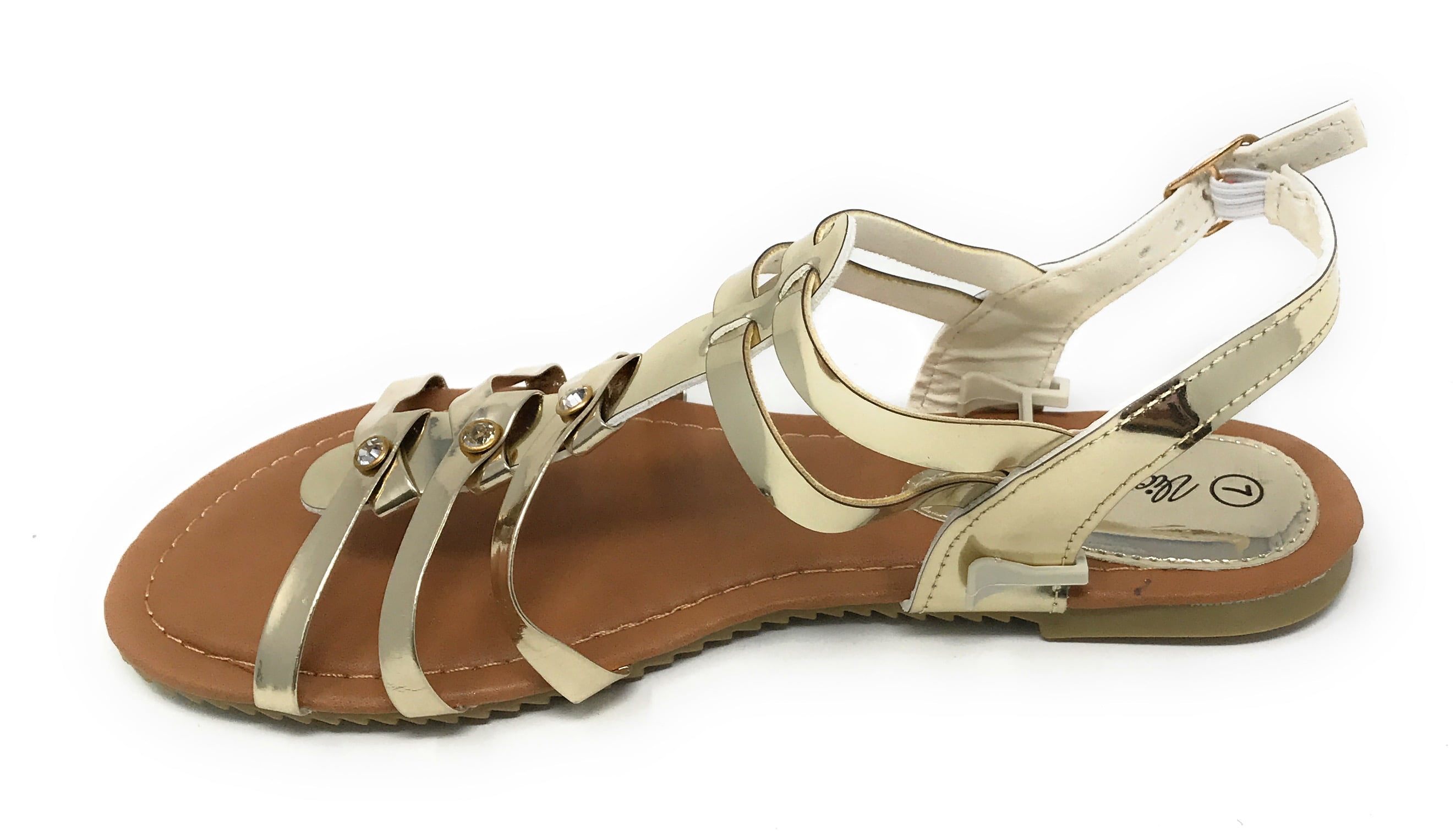 Metallic Strappy Sandal (Women's)